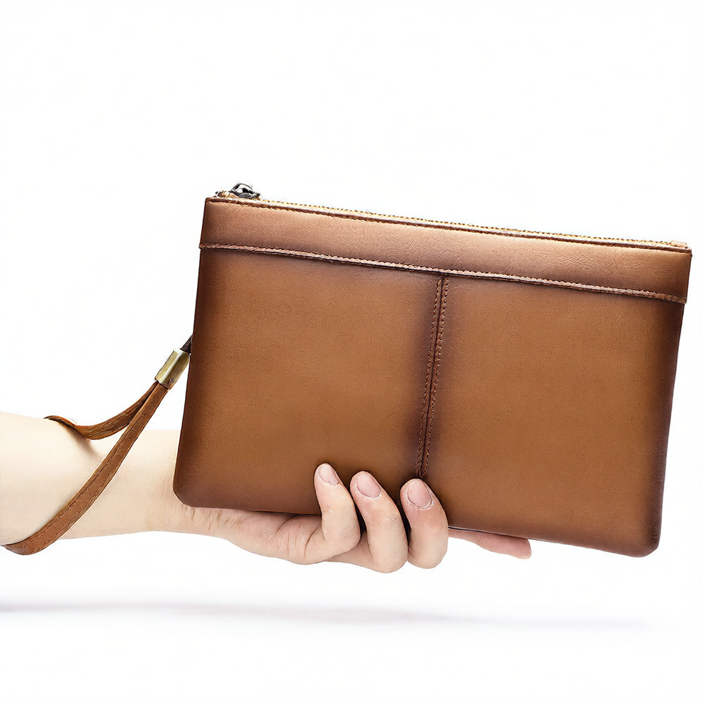 leather handbag