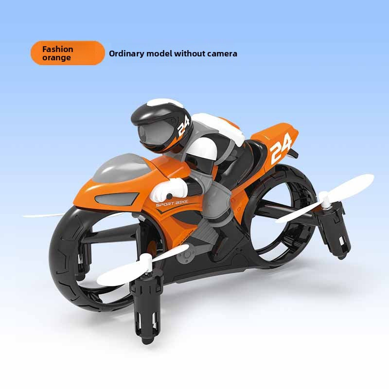 2.4G Remote Control Land-Air Drone Motorcycle Toy