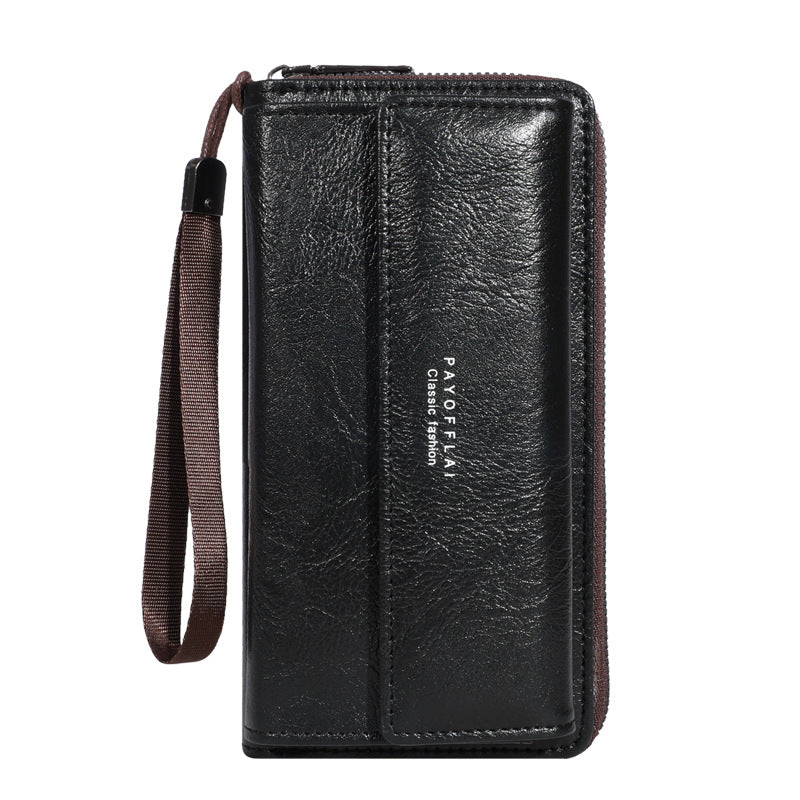 Men's wallet with multiple card slots