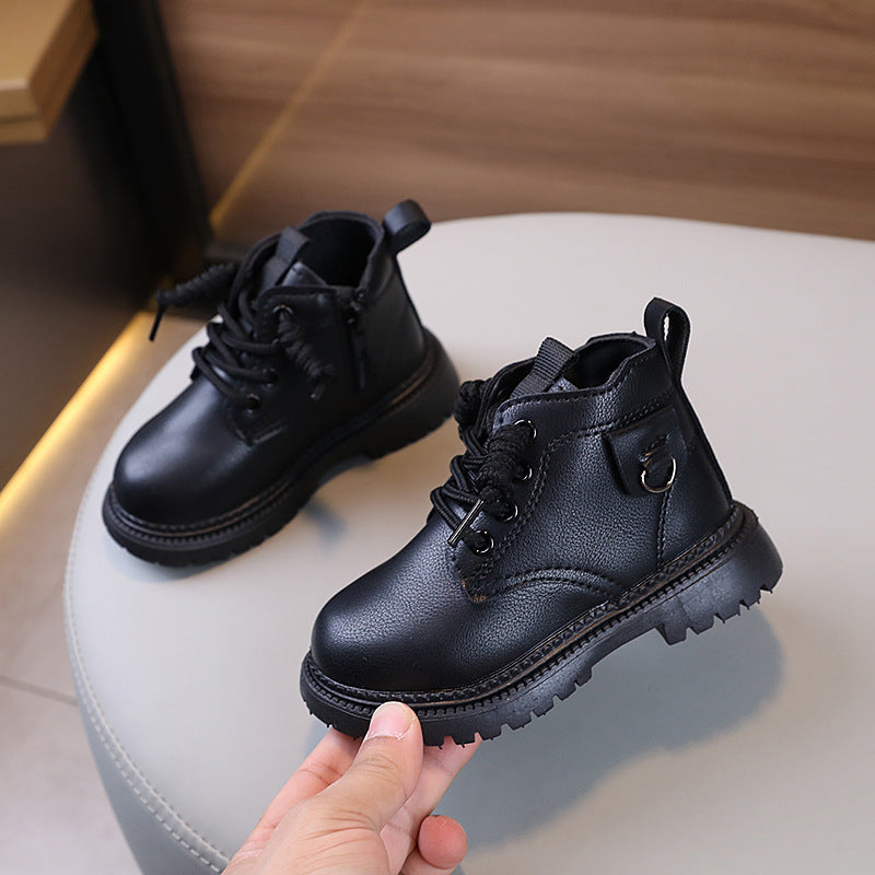 Children leather boots