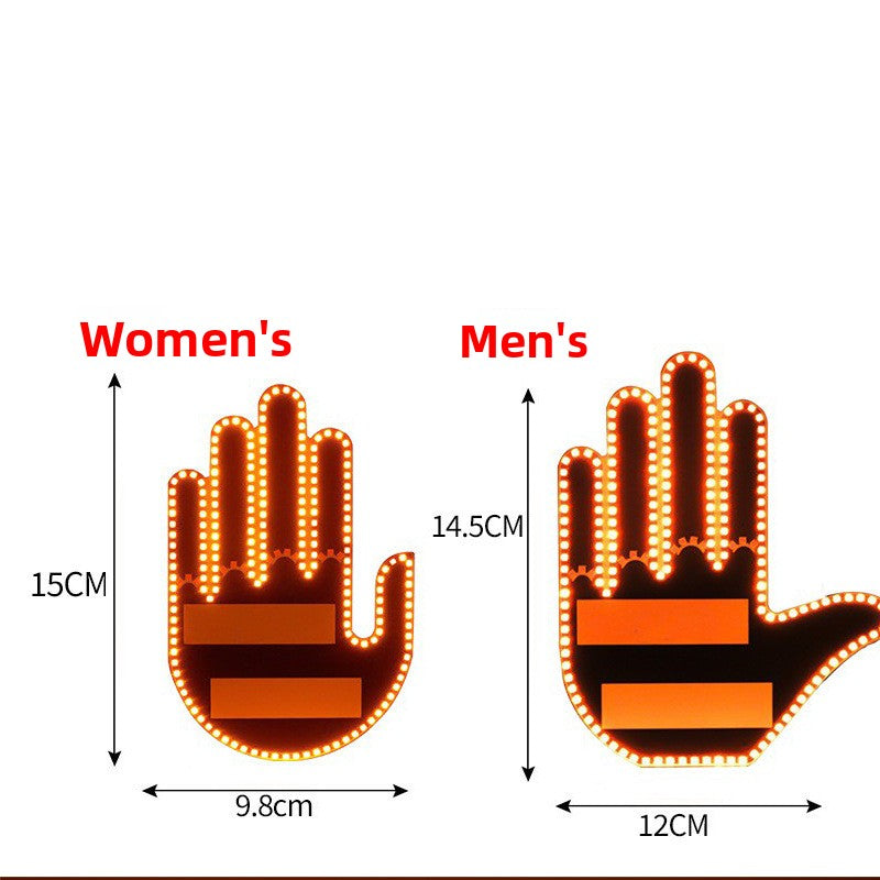 Car finger lights and gesture lights
