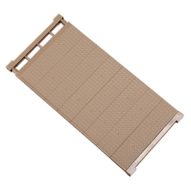 Retractable Wardrobe Storage Layered Partition Punch-Free Wall Storage Rack Kitchen Bathroom Storage Rack Dormitory Artifact
