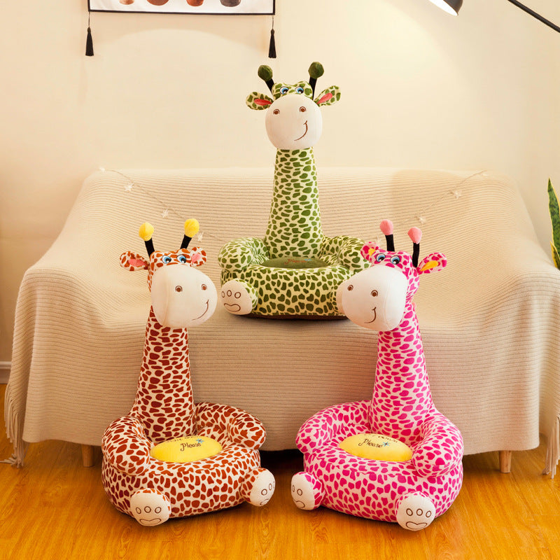 Giraffe Children's Sofa Lazy Cartoon Seat Tatami Kindergarten Stool Children's Photography Gift Wholesale