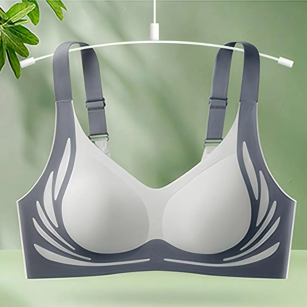 Anti-sagging and gathering bra