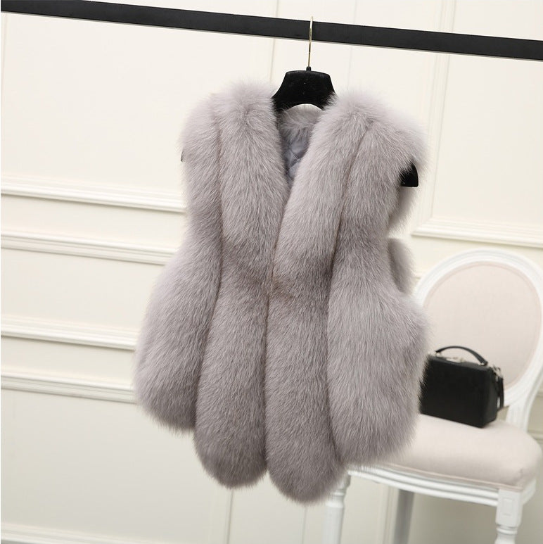 Women's Faux Fur Vest