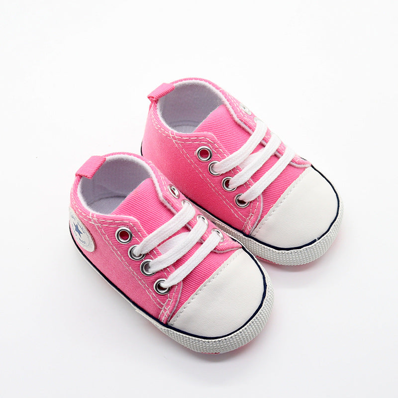Soft Sole Canvas Toddler Shoes for 1-3 Years Old