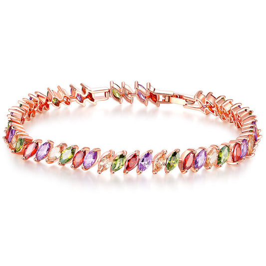 Jewelry Bracelet Bracelet Zircon Bracelet Crystal Bracelet Women's Full Diamond