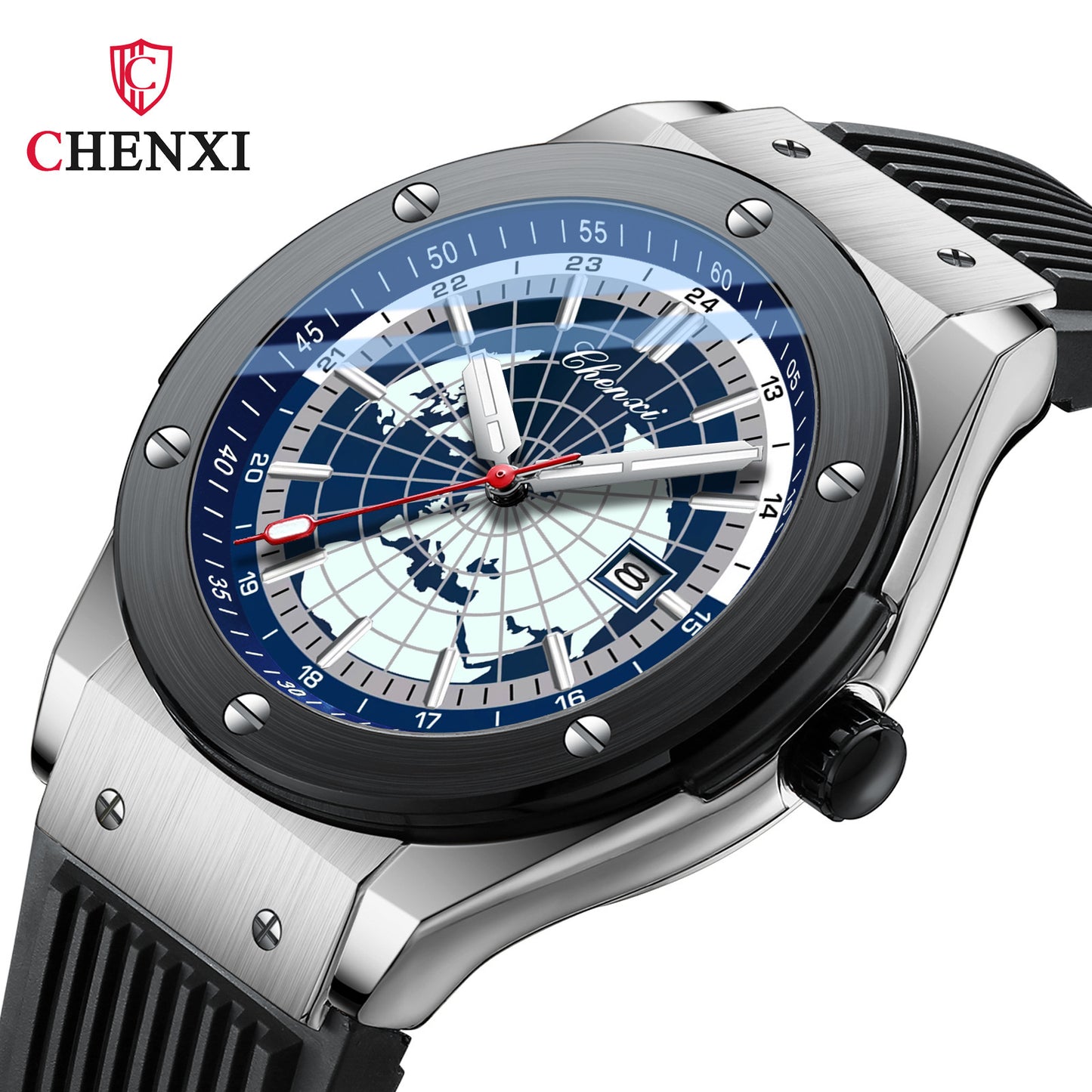 Men's watch rivets
