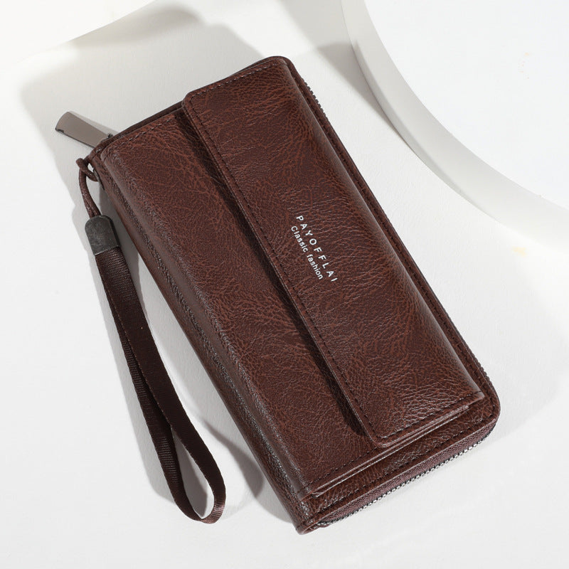 Men's wallet with multiple card slots