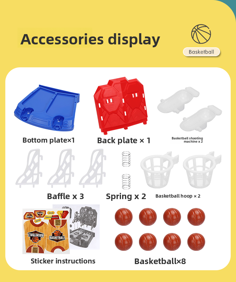 Children's Desktop Finger Flick Basketball Game Toy