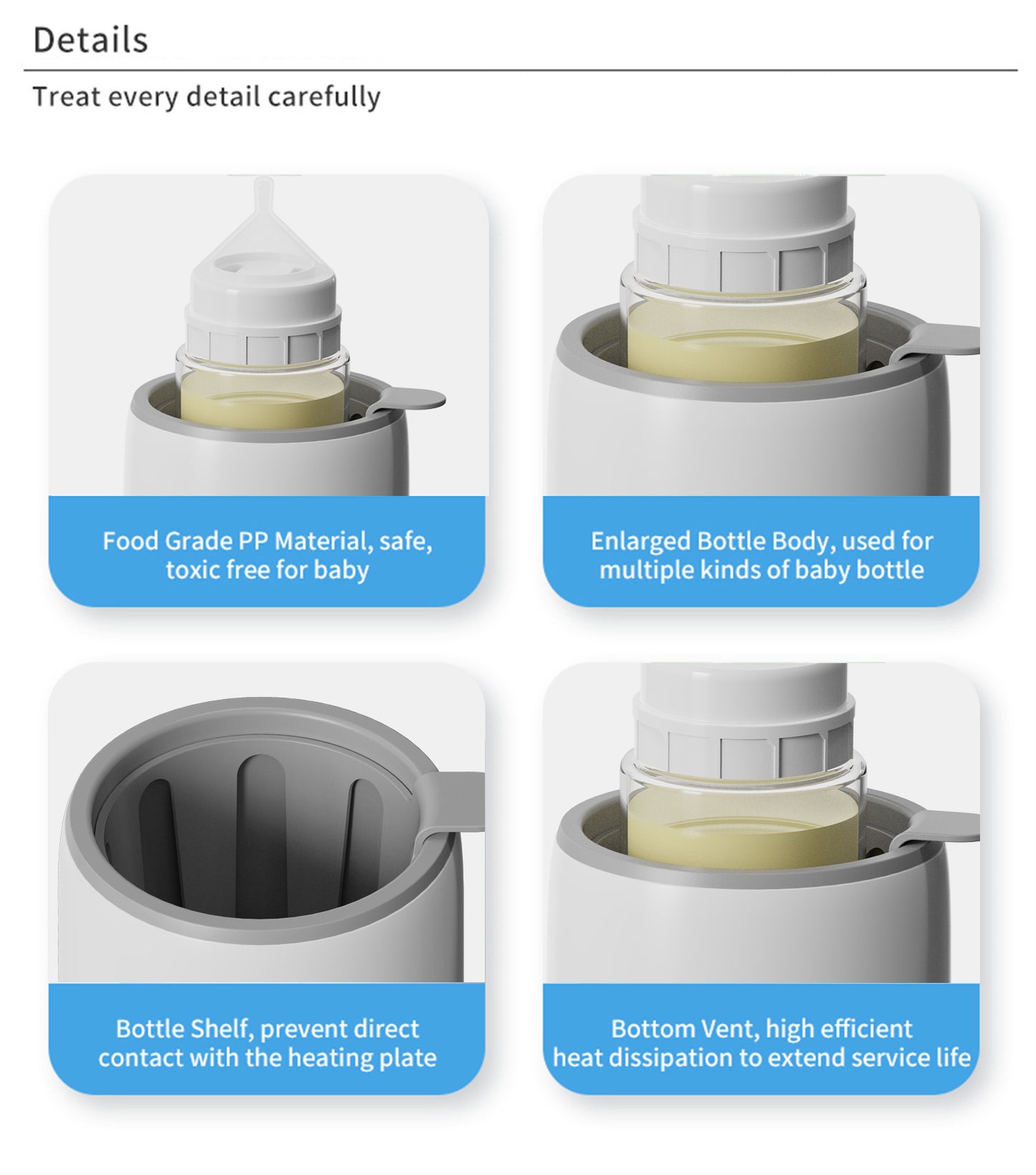 Multifunctional single-bottle warm milk dispenser