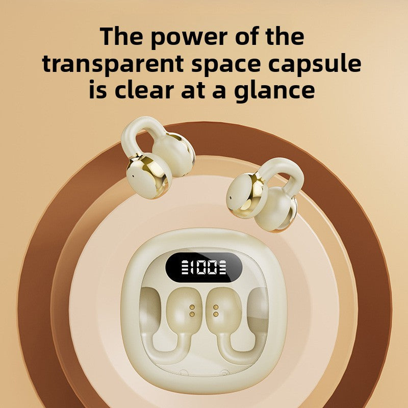 Clip-On Wireless Bluetooth Headphones