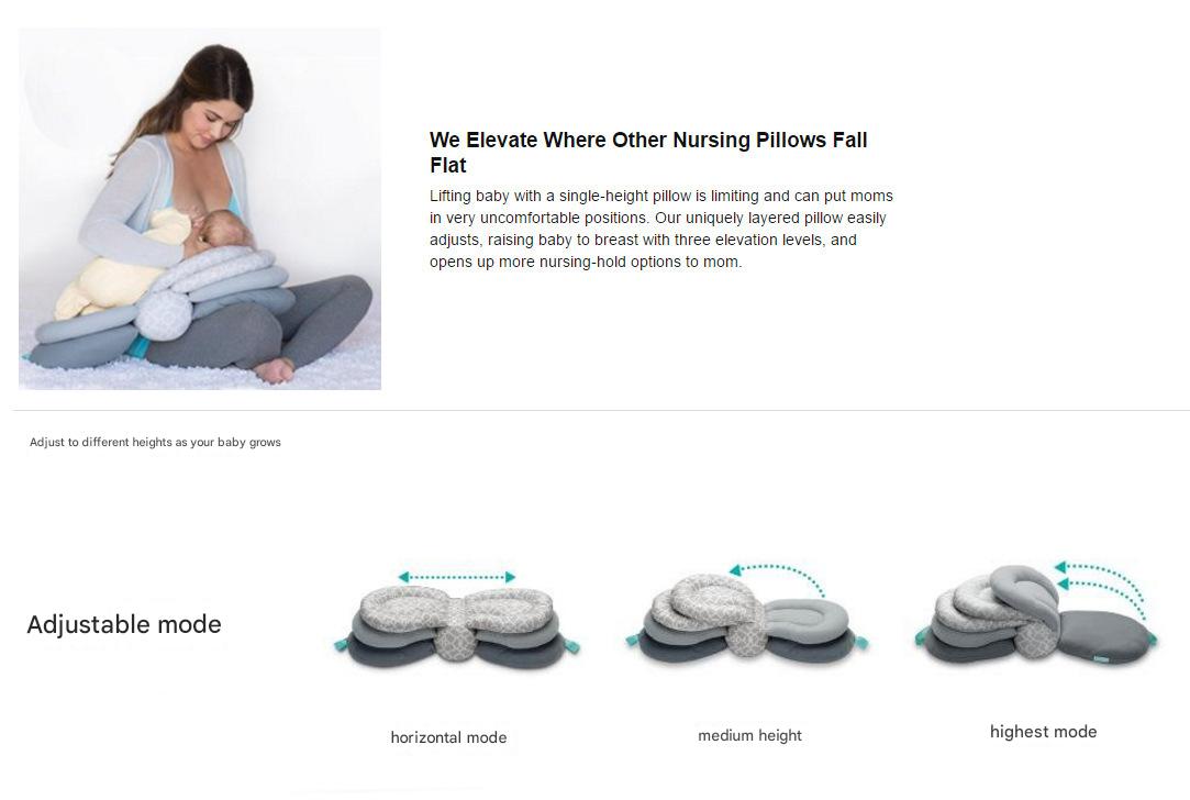 Export Quality Butterfly Page Turning Multifunctional Baby Feeding Pillow Special For Pregnant Women Feeding Reduced Breastfeeding Pillow Wholesale