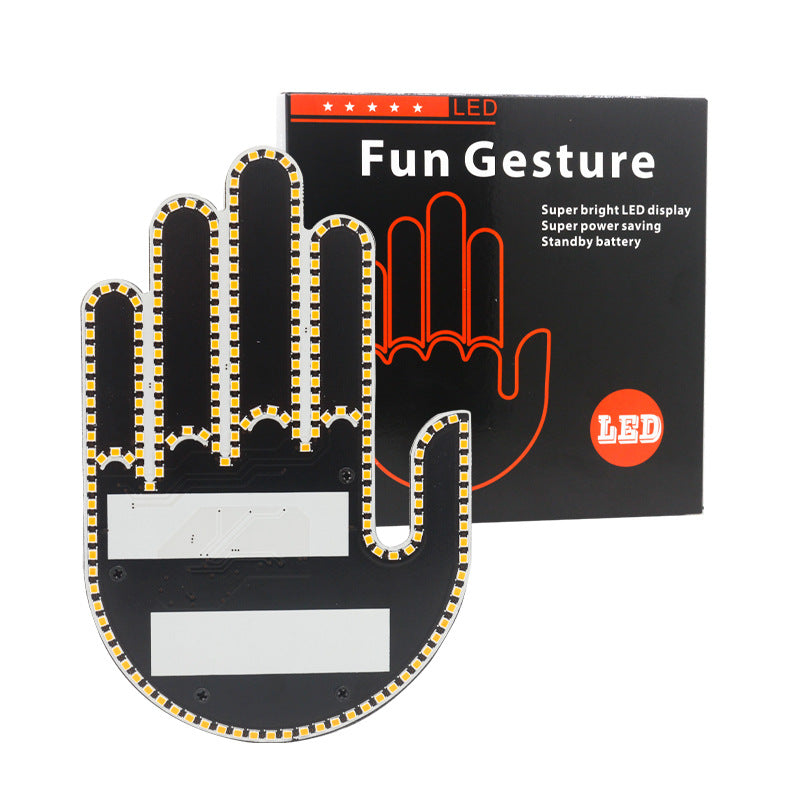 Car finger lights and gesture lights
