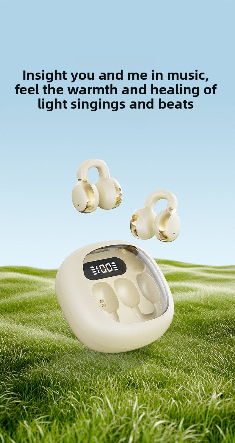 Clip-On Wireless Bluetooth Headphones