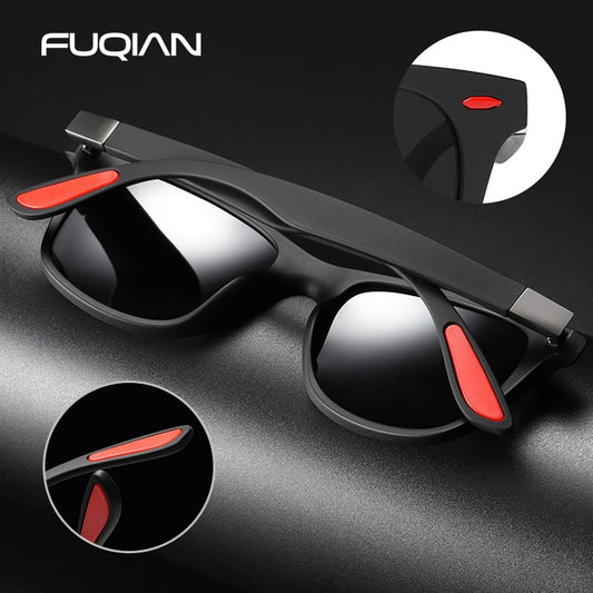 Polarized Sunglasses Men Women Classic Square Plastic Driving Sun Glasses Male Fashion Black Shades UV400