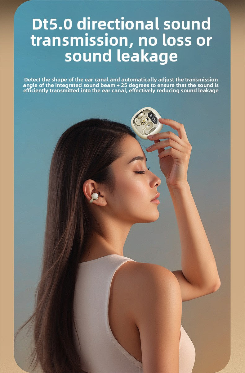 Clip-On Wireless Bluetooth Headphones