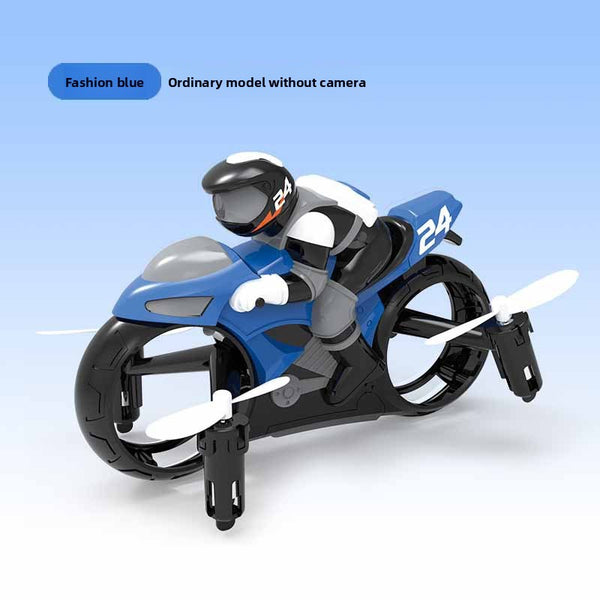 2.4G Remote Control Land-Air Drone Motorcycle Toy