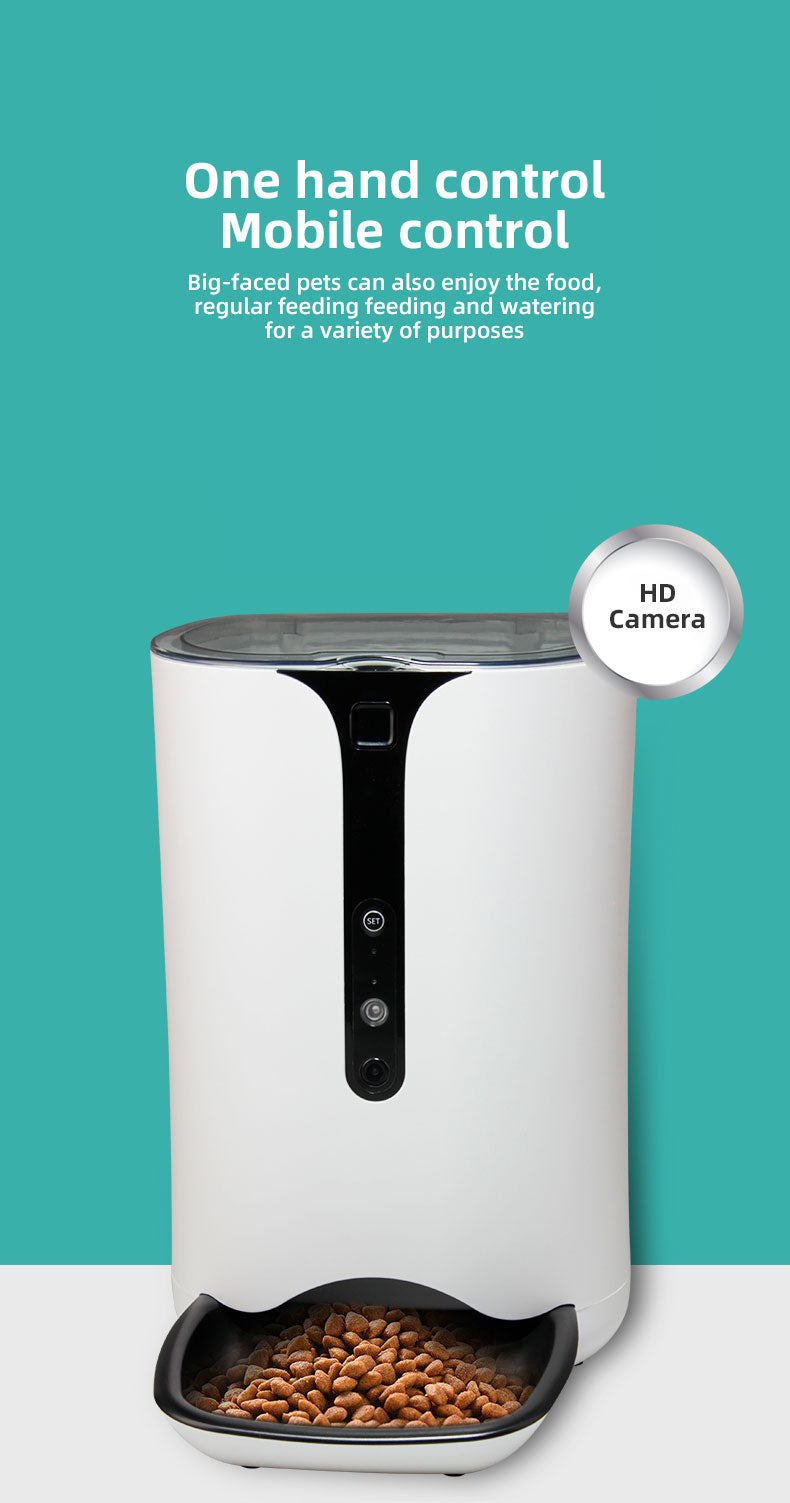 Wifi Smart APP Pet Feeder Household use Microchip Dog Automatic Pet Feeder Automatic Pet Feeder