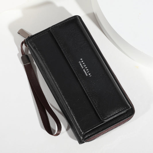 Men's wallet with multiple card slots