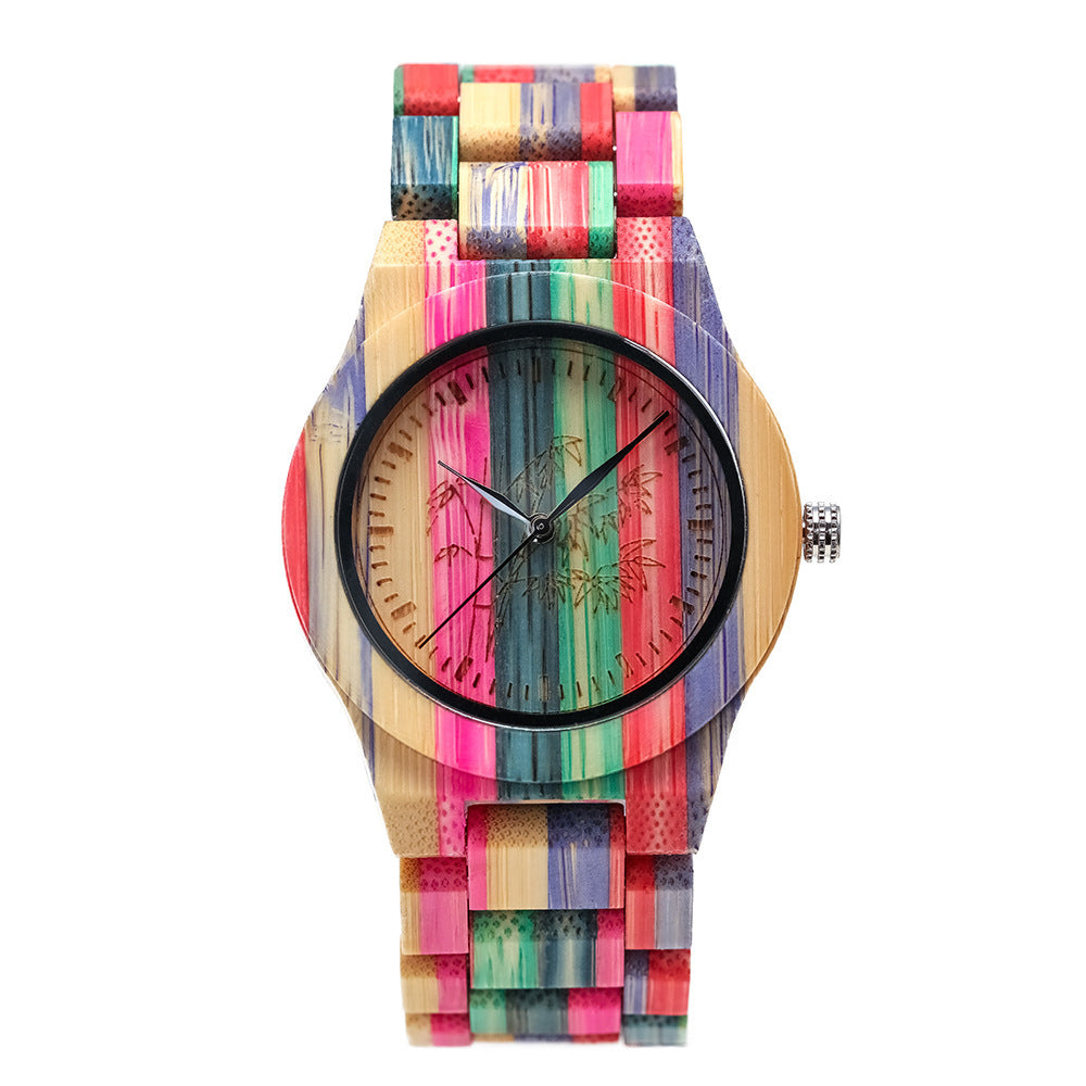 Creative Quartz Wooden Watch
