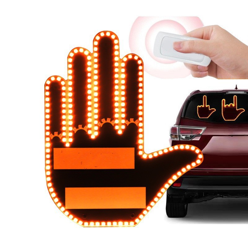 Car finger lights and gesture lights