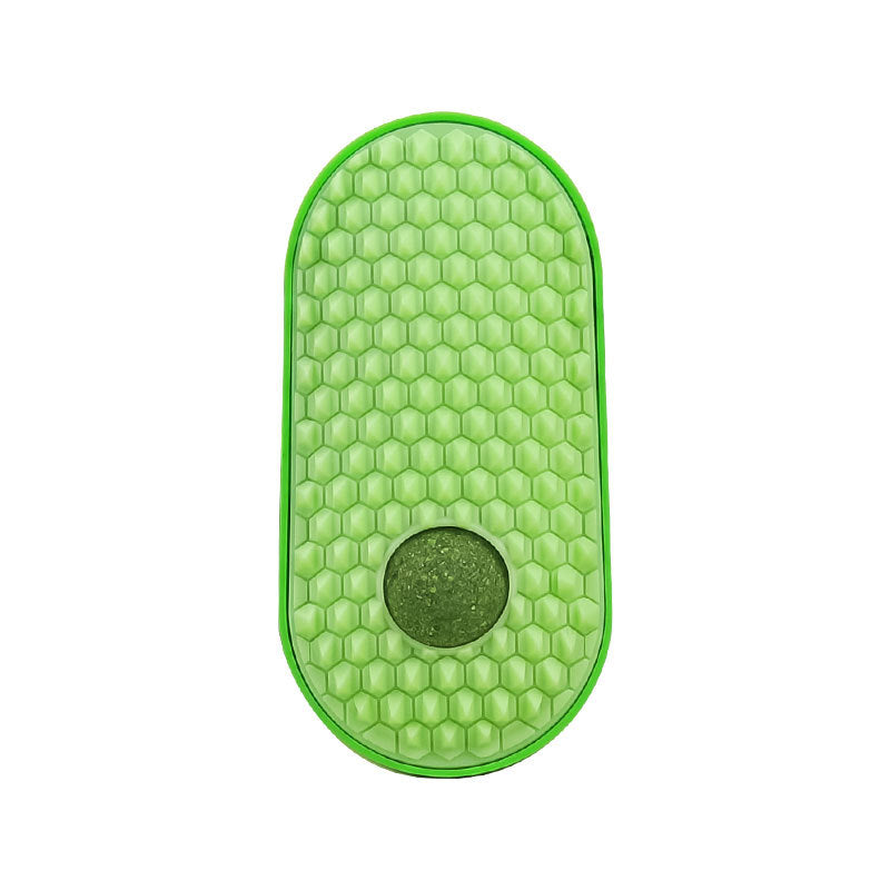Arch Shape Cat Scratching Brush with Tease Stick