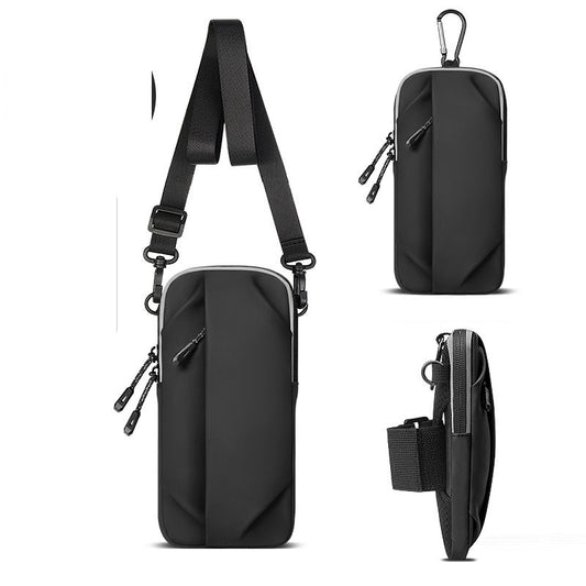 Running mobile phone arm bag for men and women, single shoulder diagonal cross bag, wrist bag, fitness sports travel equipment