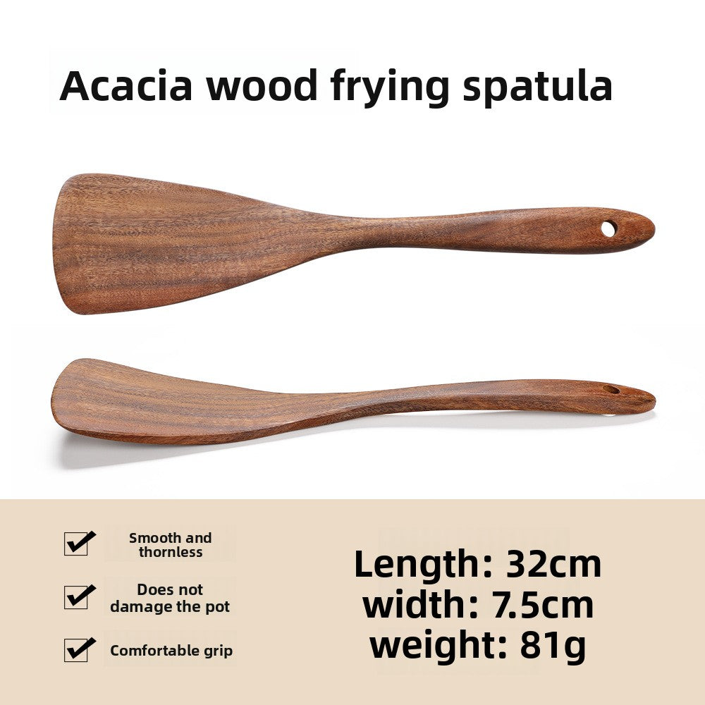 Wooden spatula and spoon