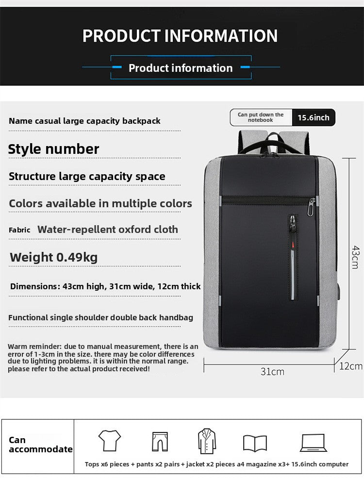Men's business bag and laptop bag