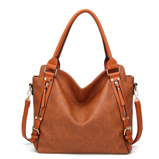 Factory Price Wholesale Guangzhou Women's Bag European And American Foreign Trade New Generous Bag Hand-Held Shoulder Crossbody Women's Bag