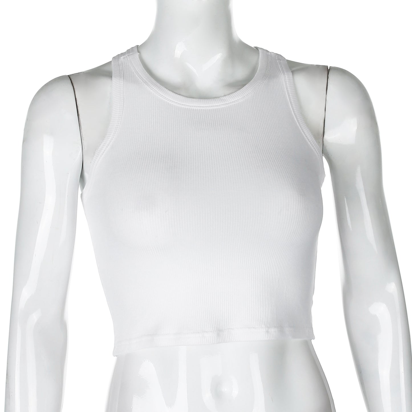 New Solid Color Elastic Self-Cultivation Sports And Leisure Vest Women's Outer Wear Bottom Wrap Chest Vest