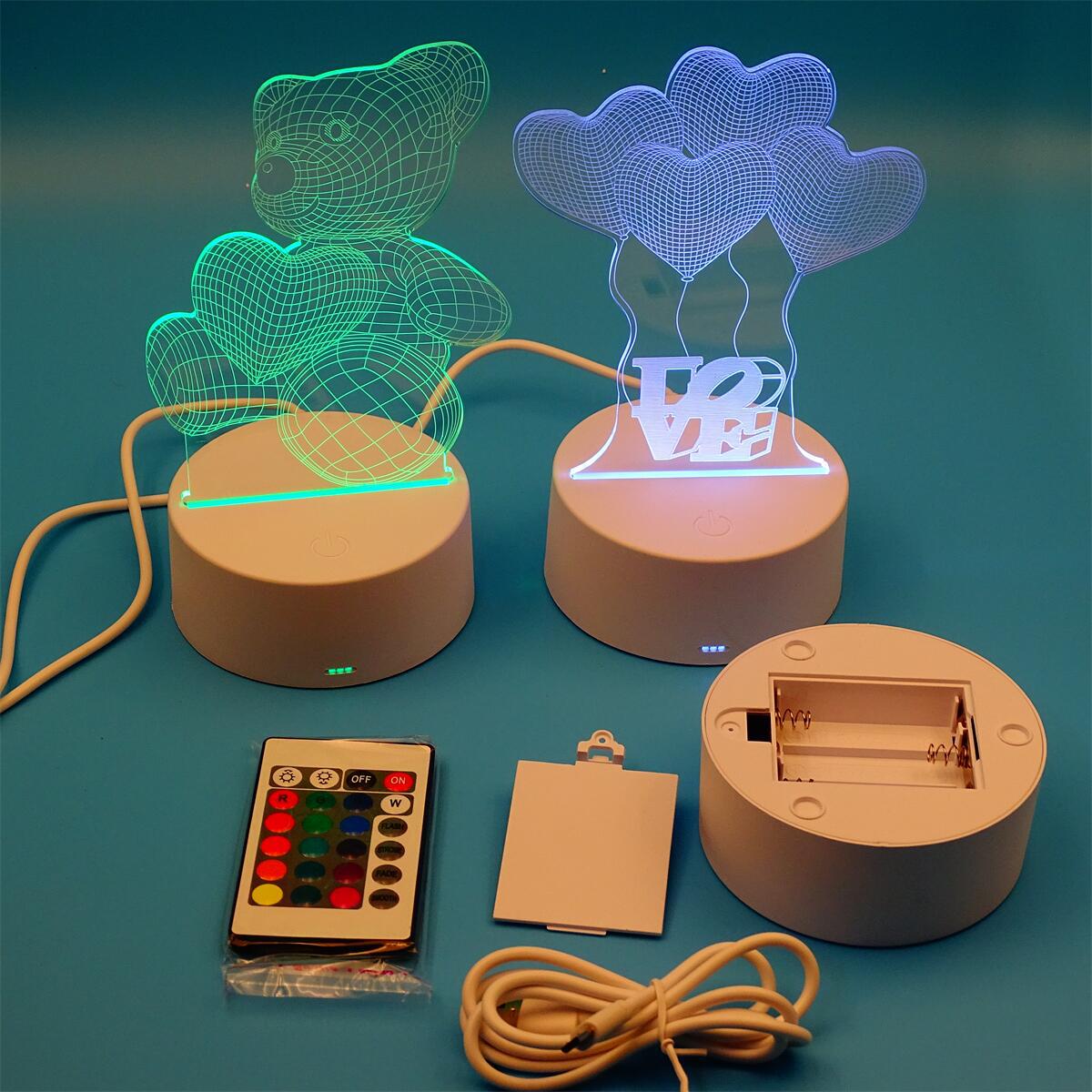 Creative 3D Night Light Lamp