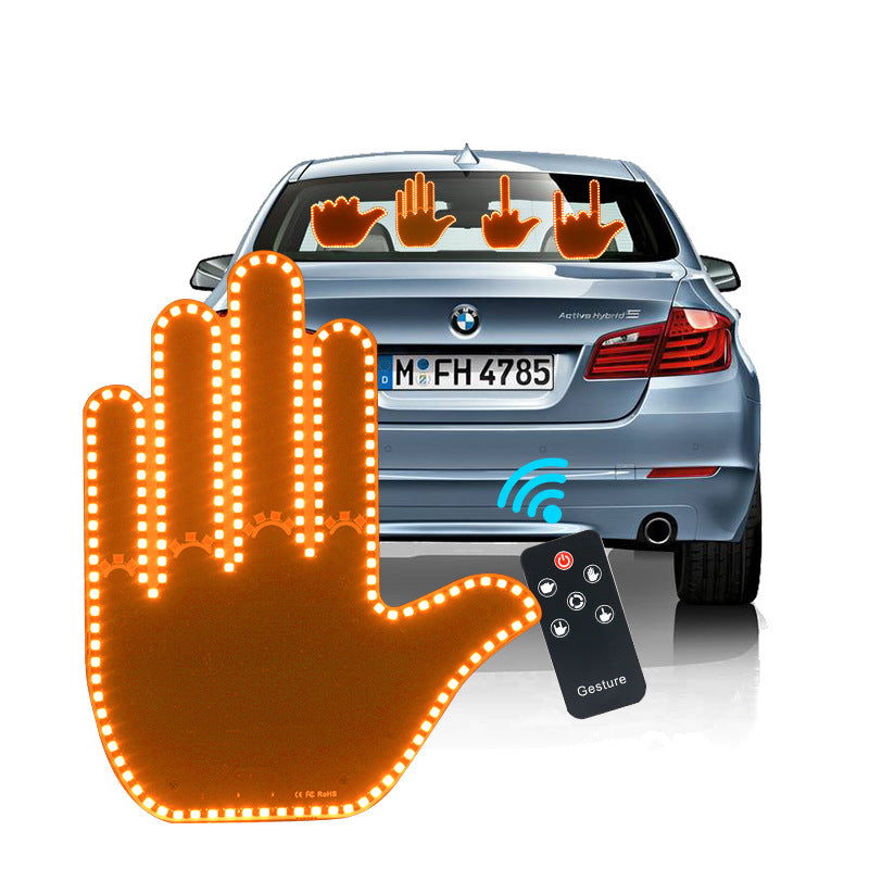 Car finger lights and gesture lights