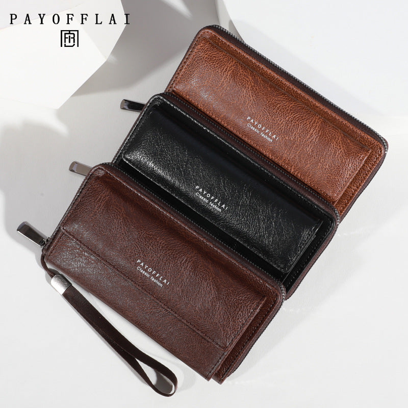 Men's wallet with multiple card slots