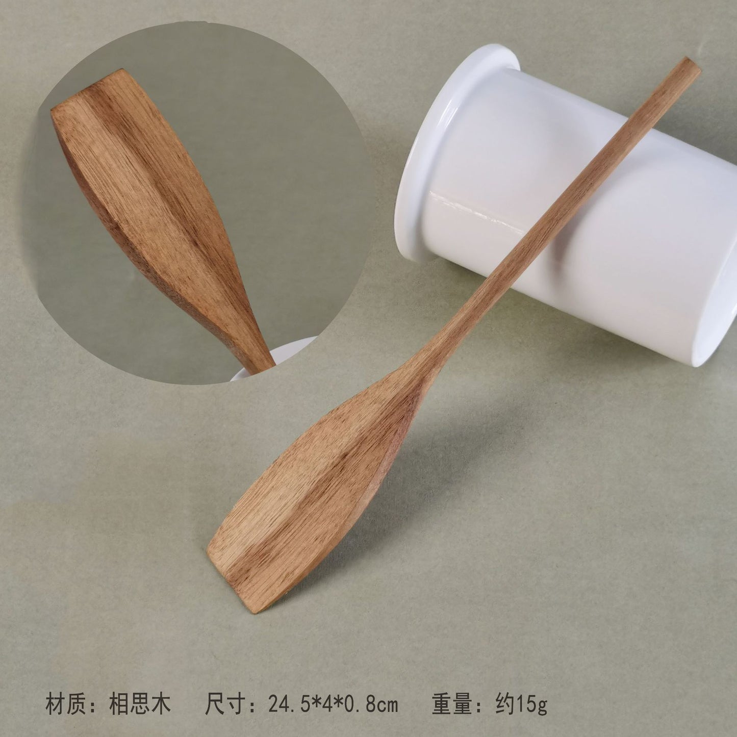 Wooden spatula and spoon