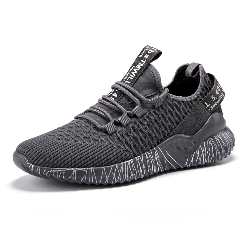 Non-Slip Unisex Light Breathable Running Shoes Wear-resistant Lace-Up Sport Shoes Mans Fashion Sneakers