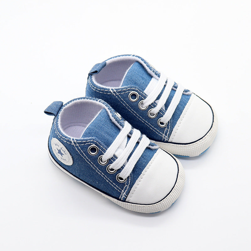 Soft Sole Canvas Toddler Shoes for 1-3 Years Old