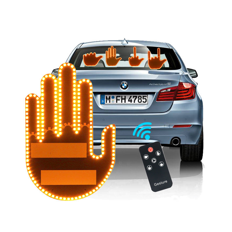 Car finger lights and gesture lights