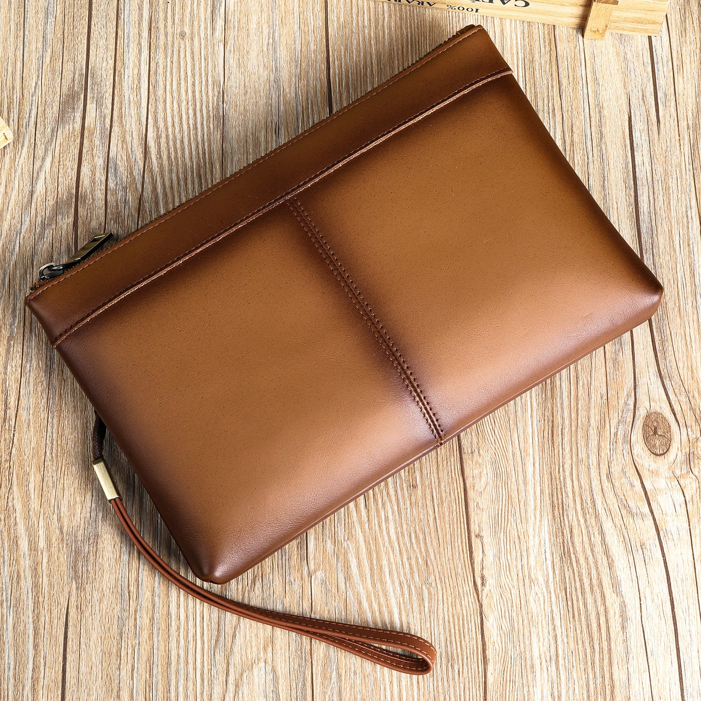 leather handbag