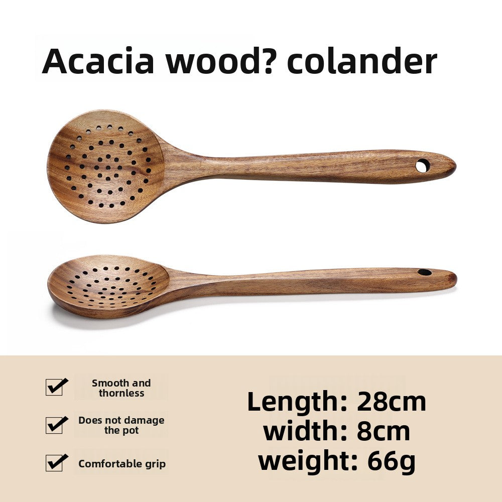 Wooden spatula and spoon