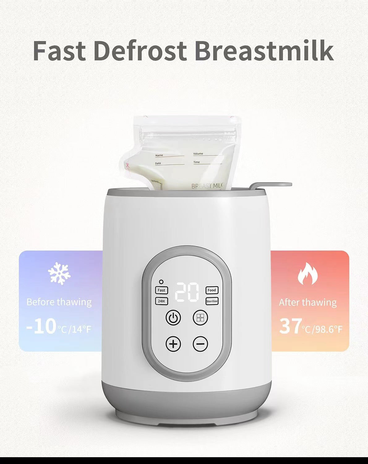 Multifunctional single-bottle warm milk dispenser