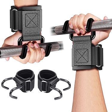 Pull-Up Assist Hook For Hanging On A Horizontal Bar, Wrist Support For Sports And Fitness, Thickened Adult Deadlift Anti-Slip Hook Auxiliary Device