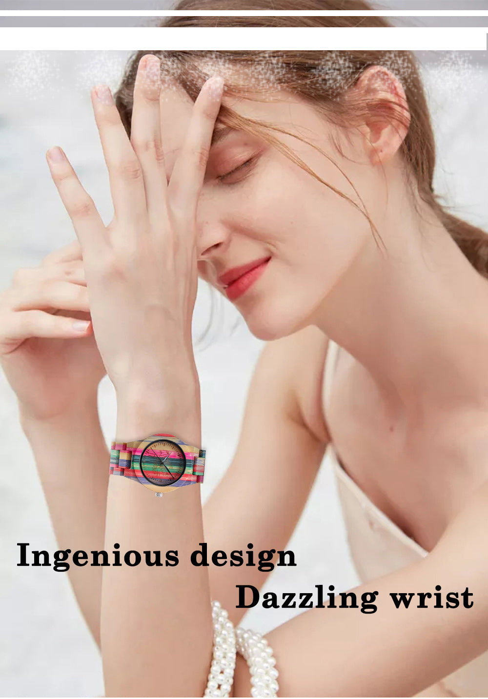 Creative Quartz Wooden Watch