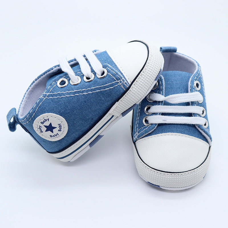 Soft Sole Canvas Toddler Shoes for 1-3 Years Old