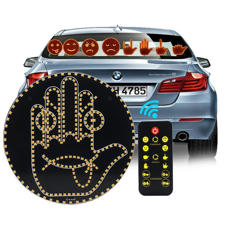 Car finger lights and gesture lights