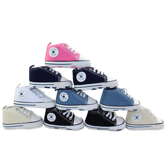 Soft Sole Canvas Toddler Shoes for 1-3 Years Old