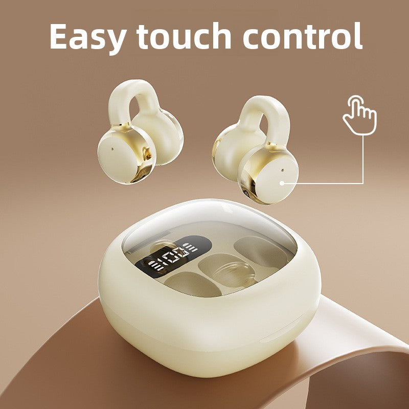 Clip-On Wireless Bluetooth Headphones