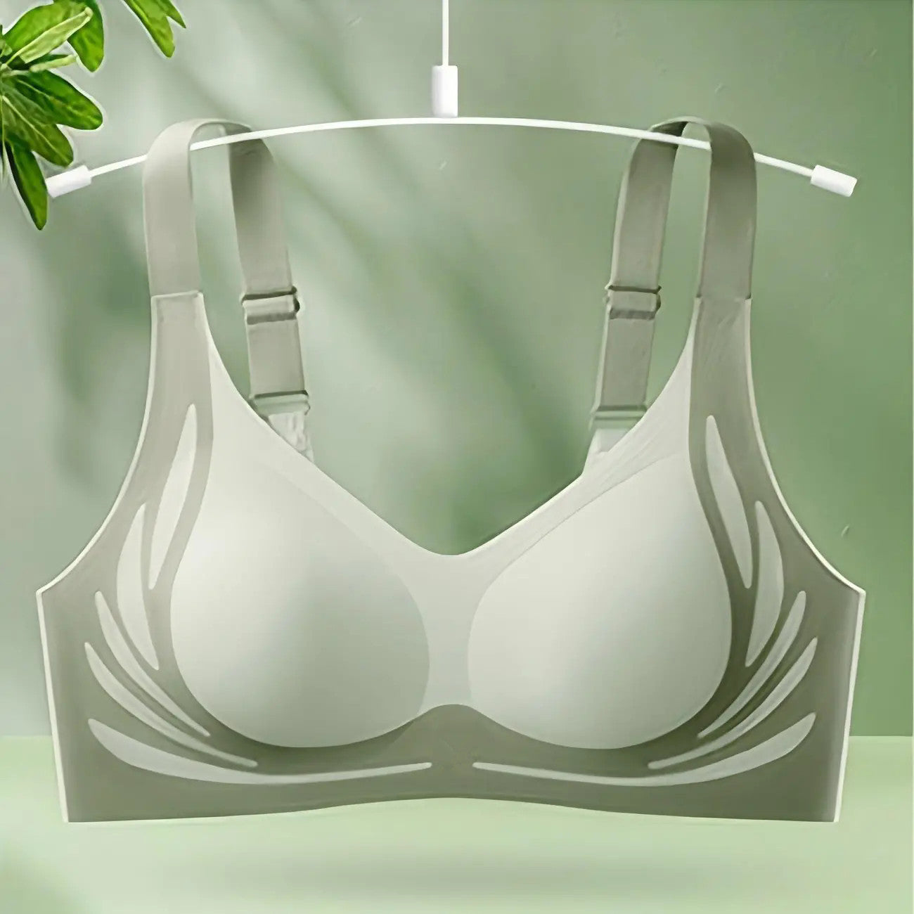 Anti-sagging and gathering bra