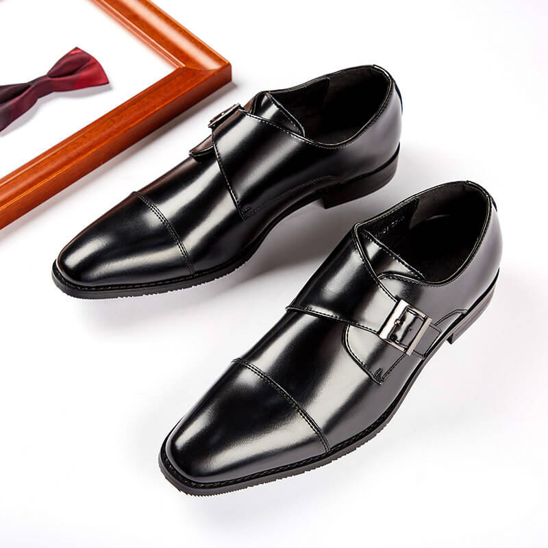 Plus Size Men's Three-Joint Casual Leather Shoes Men's Genuine Leather Business Gentleman British Style Men's Leather Shoes Formal Men's Mengke Shoes